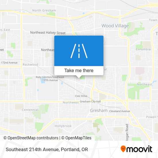 Mapa de Southeast 214th Avenue