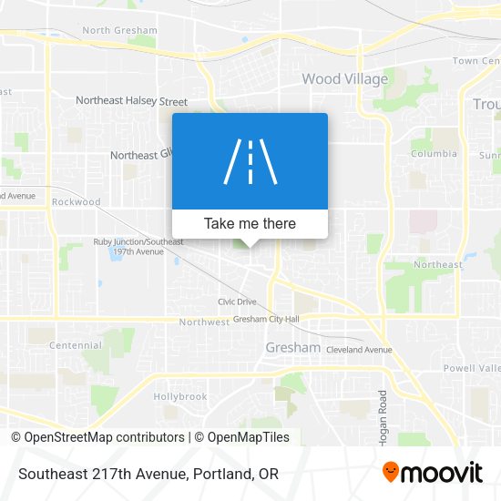 Southeast 217th Avenue map