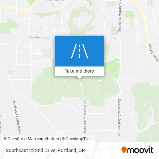 Southeast 222nd Drive map