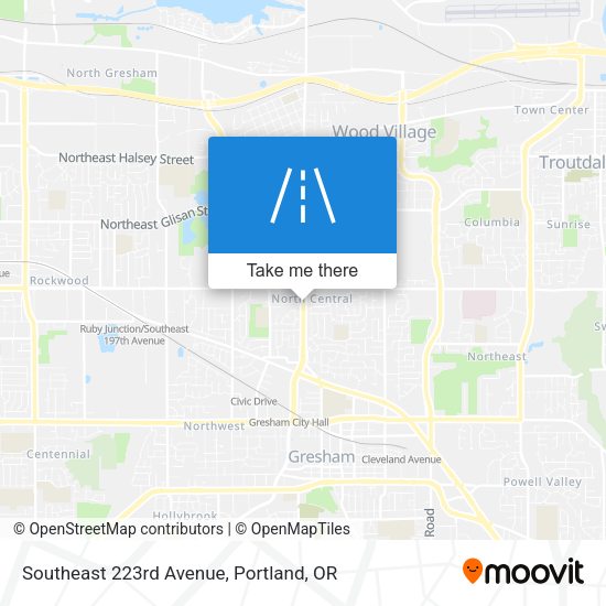Mapa de Southeast 223rd Avenue