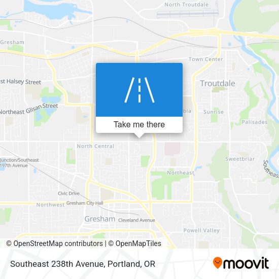Mapa de Southeast 238th Avenue