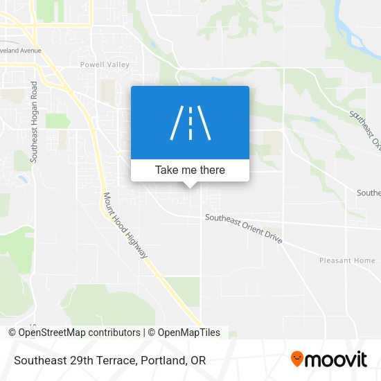 Southeast 29th Terrace map