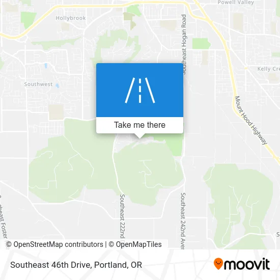 Southeast 46th Drive map