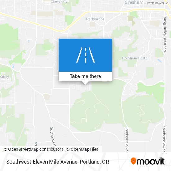 Southwest Eleven Mile Avenue map