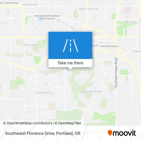Mapa de Southwest Florence Drive