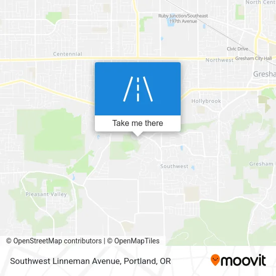 Southwest Linneman Avenue map