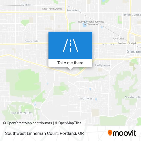 Southwest Linneman Court map