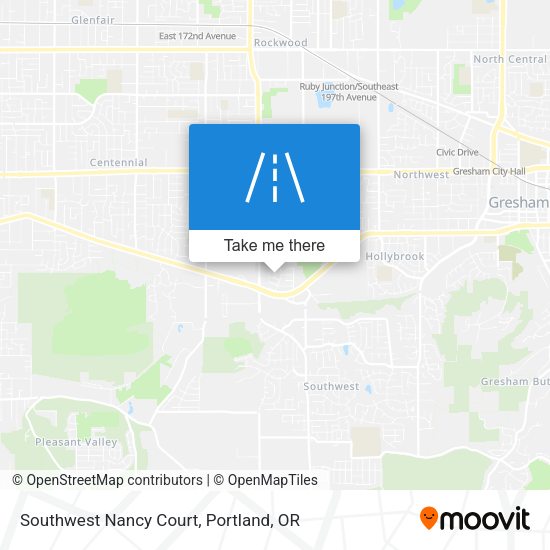 Southwest Nancy Court map