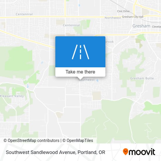 Southwest Sandlewood Avenue map