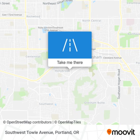 Mapa de Southwest Towle Avenue