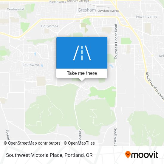 Southwest Victoria Place map
