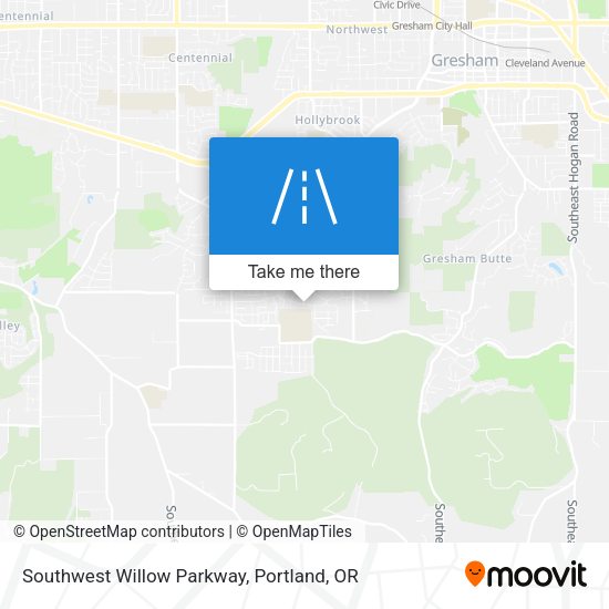 Southwest Willow Parkway map