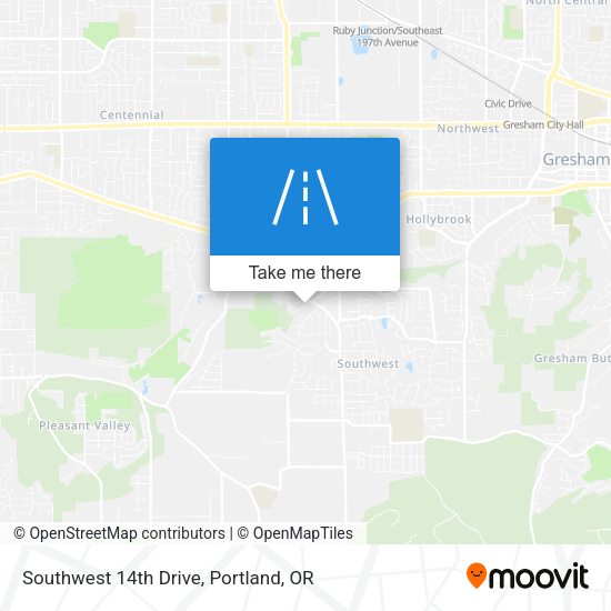Mapa de Southwest 14th Drive