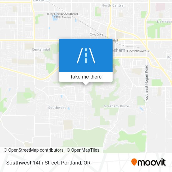 Mapa de Southwest 14th Street