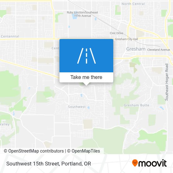 Mapa de Southwest 15th Street