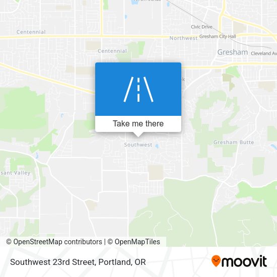 Mapa de Southwest 23rd Street