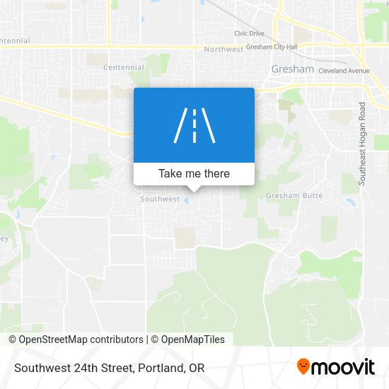 Mapa de Southwest 24th Street