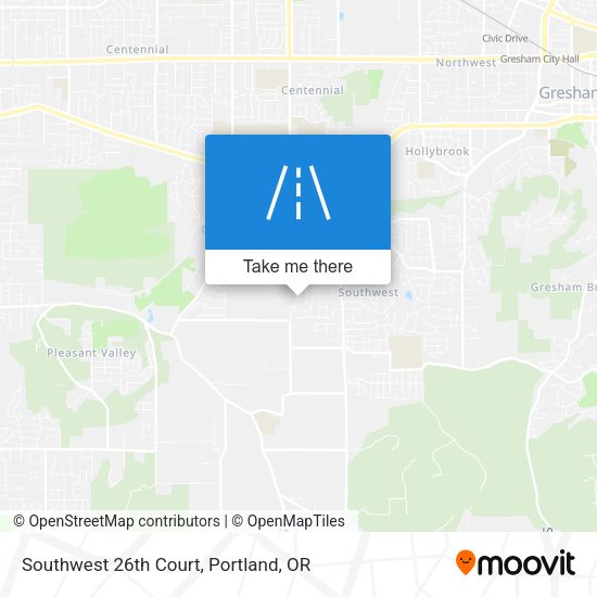 Mapa de Southwest 26th Court