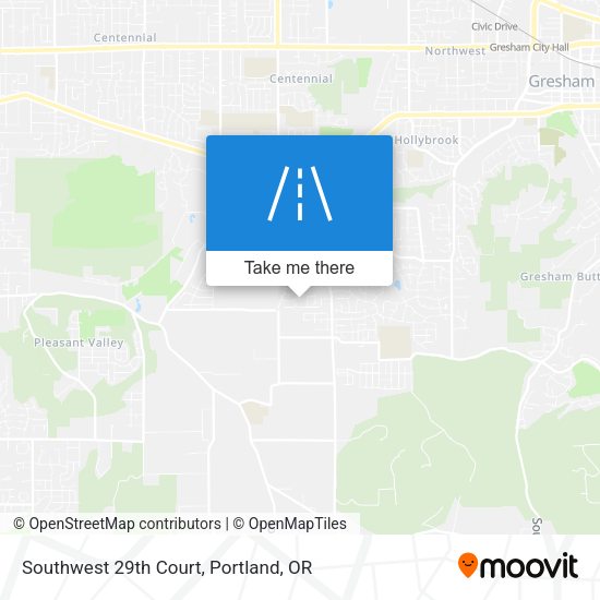 Southwest 29th Court map