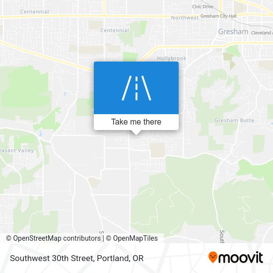 Mapa de Southwest 30th Street