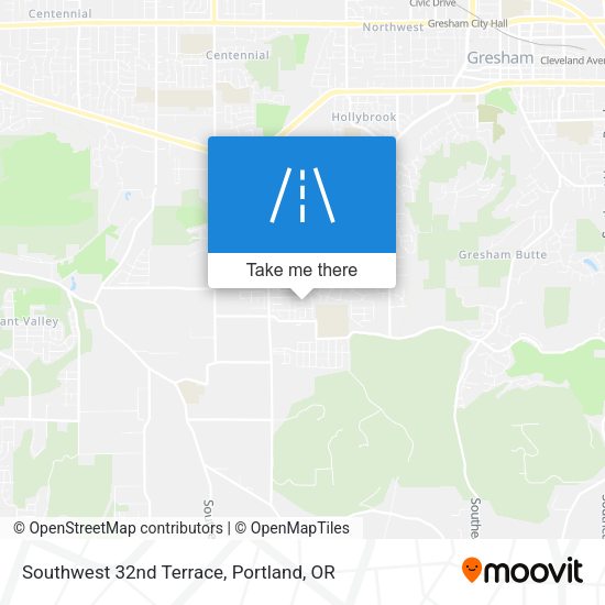 Mapa de Southwest 32nd Terrace