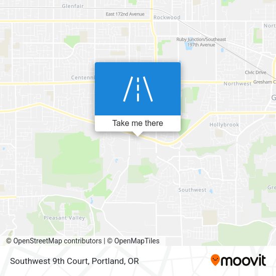 Southwest 9th Court map