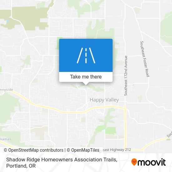 Shadow Ridge Homeowners Association Trails map