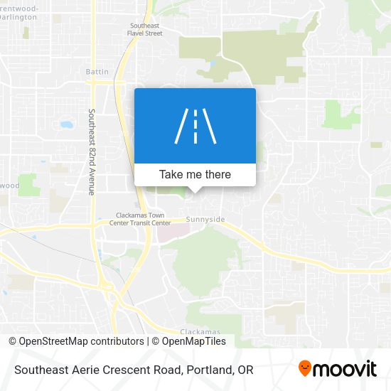 Mapa de Southeast Aerie Crescent Road