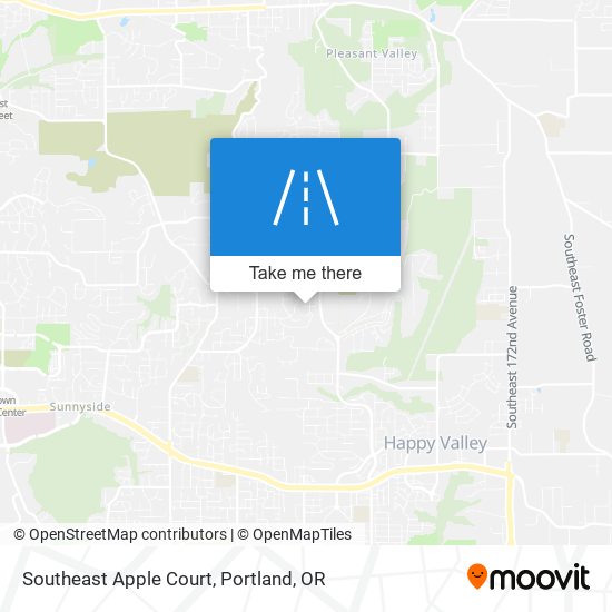 Mapa de Southeast Apple Court