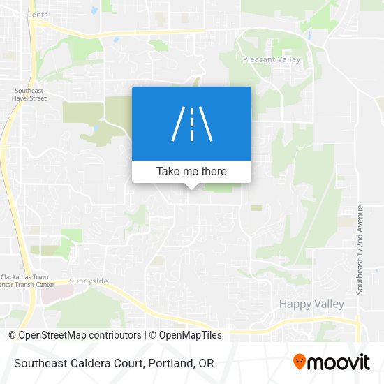 Southeast Caldera Court map