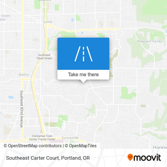 Southeast Carter Court map