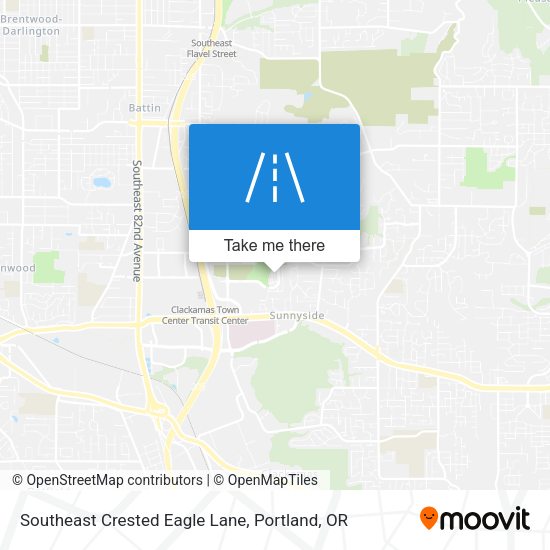 Southeast Crested Eagle Lane map