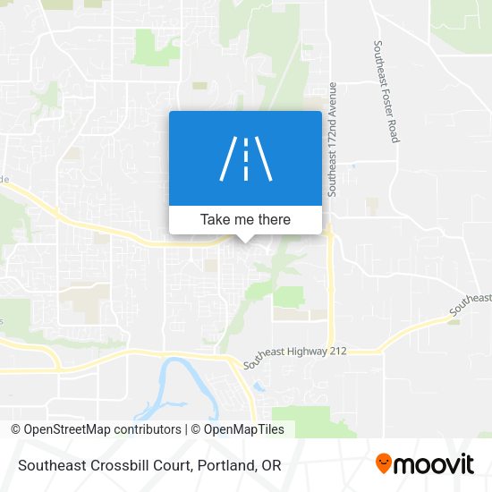Southeast Crossbill Court map