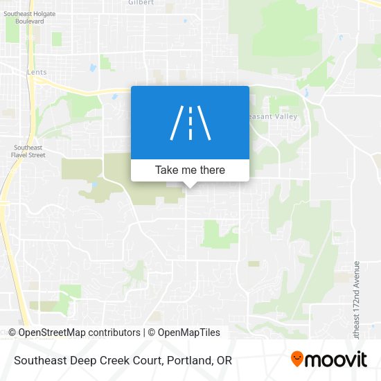 Southeast Deep Creek Court map