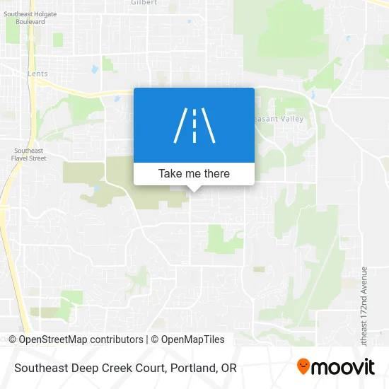 Southeast Deep Creek Court map