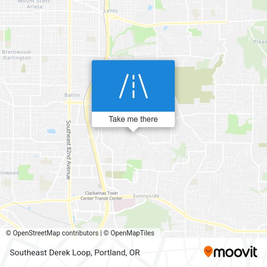 Mapa de Southeast Derek Loop