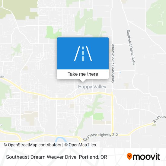 Southeast Dream Weaver Drive map