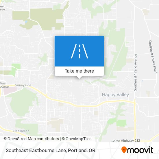 Southeast Eastbourne Lane map