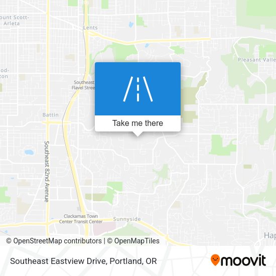 Southeast Eastview Drive map