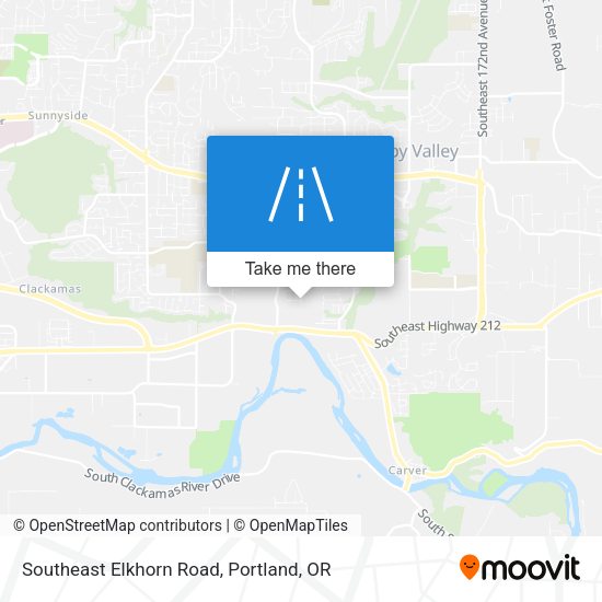 Mapa de Southeast Elkhorn Road
