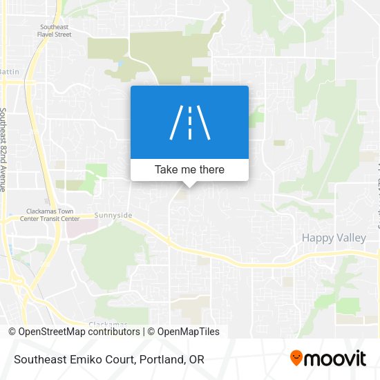 Southeast Emiko Court map