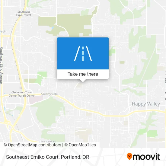 Southeast Emiko Court map