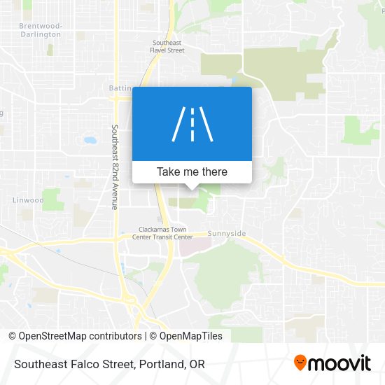 Southeast Falco Street map