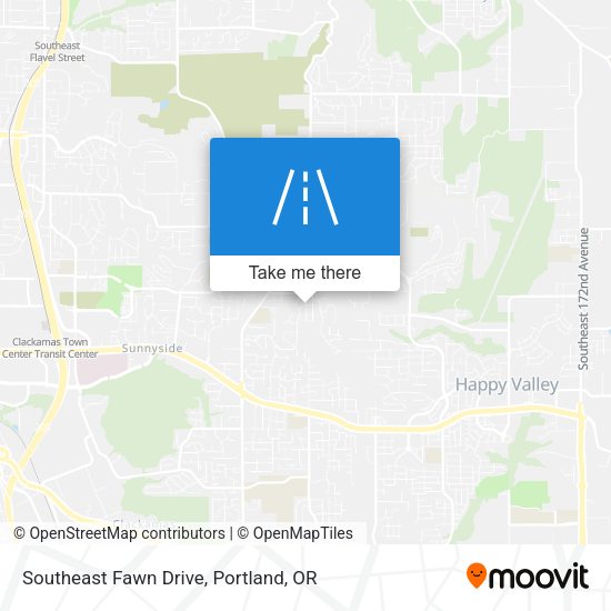 Southeast Fawn Drive map