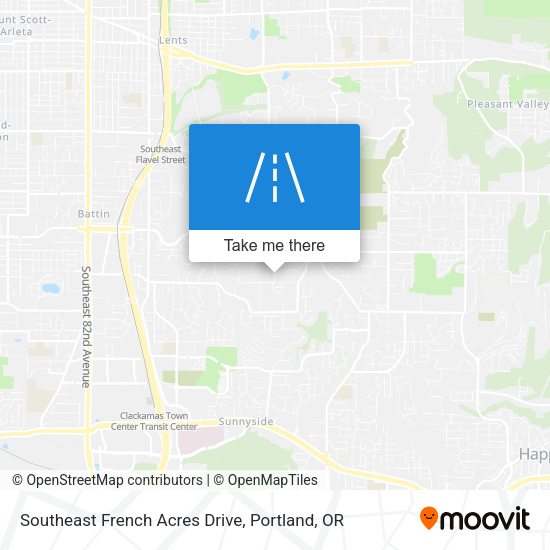 Mapa de Southeast French Acres Drive