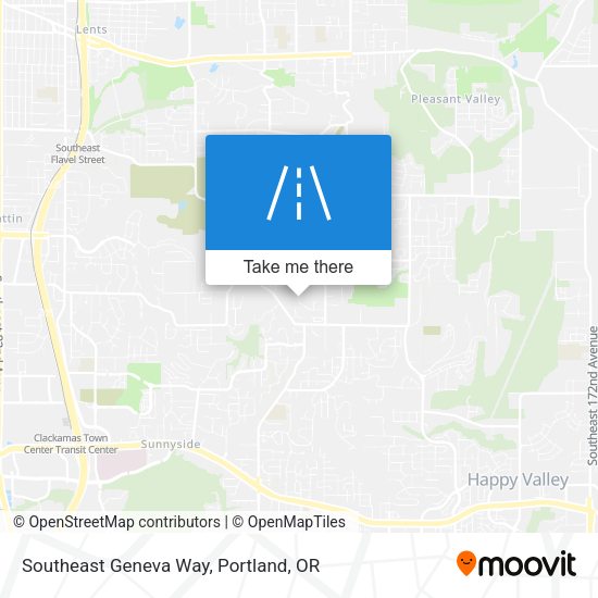 Southeast Geneva Way map