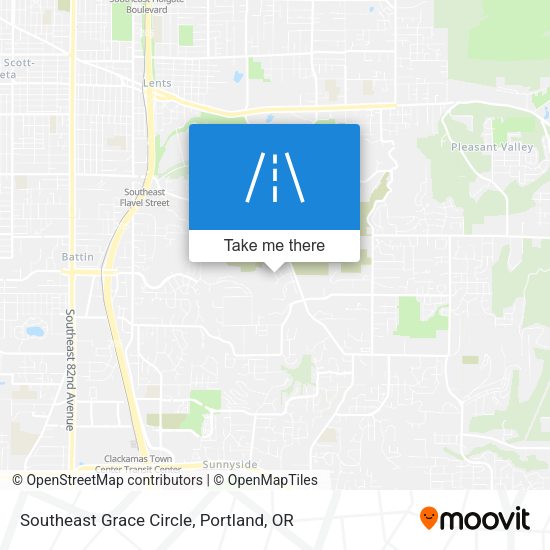 Southeast Grace Circle map