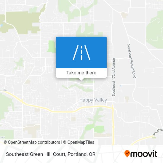 Southeast Green Hill Court map