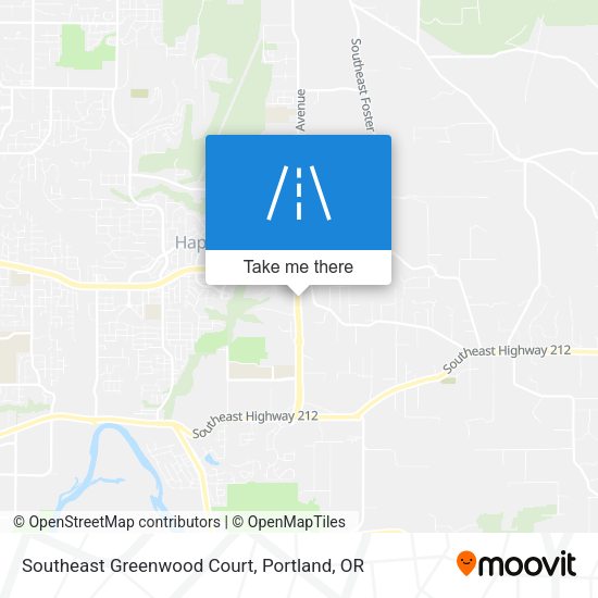 Mapa de Southeast Greenwood Court