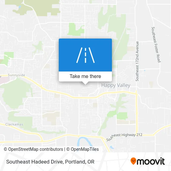 Southeast Hadeed Drive map
